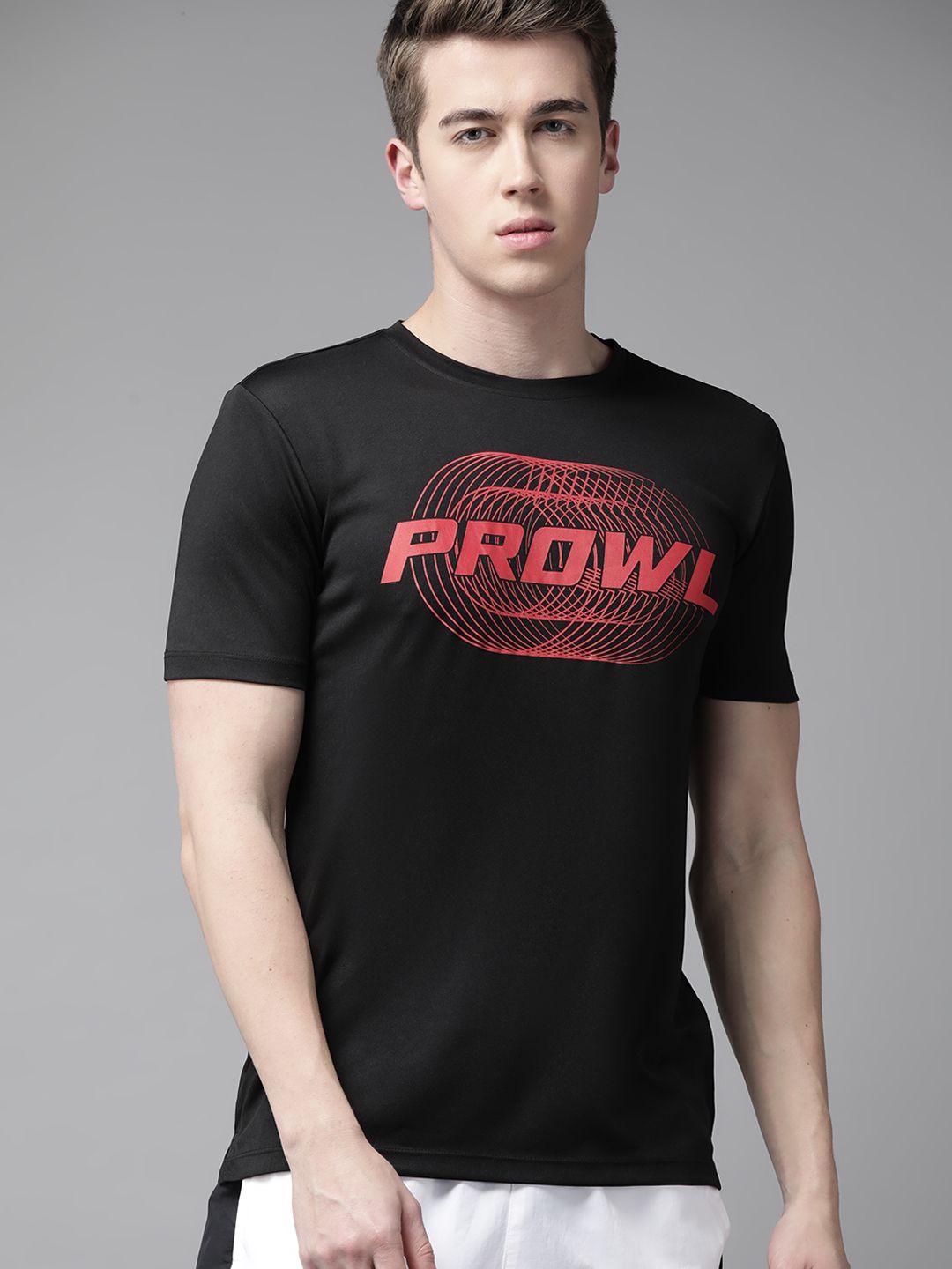 prowl men brand logo printed t-shirt