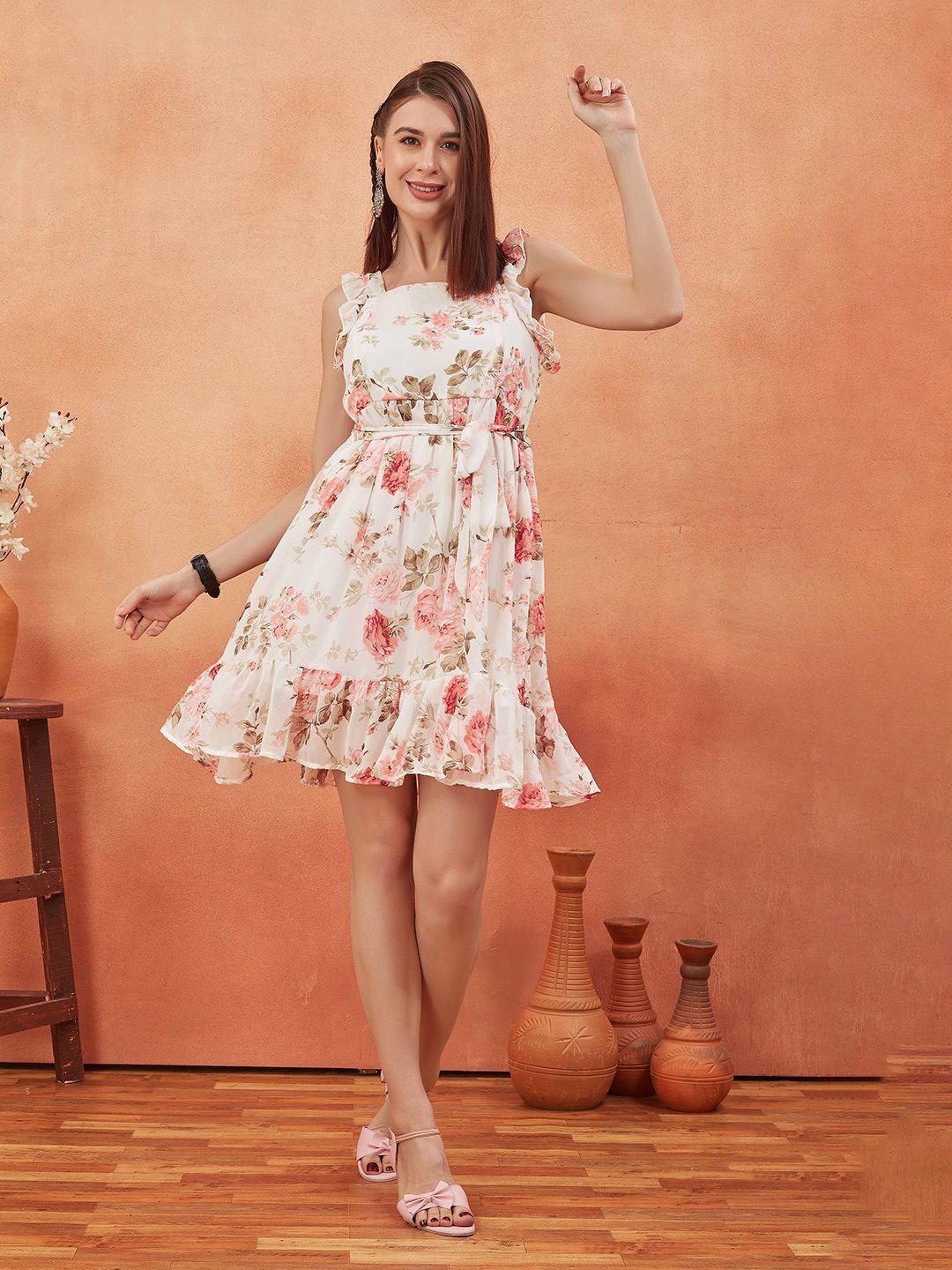 psbt quality on way floral print fit & flare dress