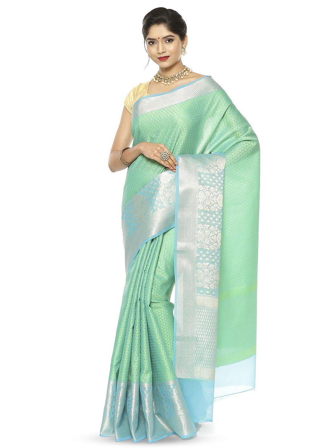 ptiepl banarasi silk works geometric woven design zari art silk banarasi saree