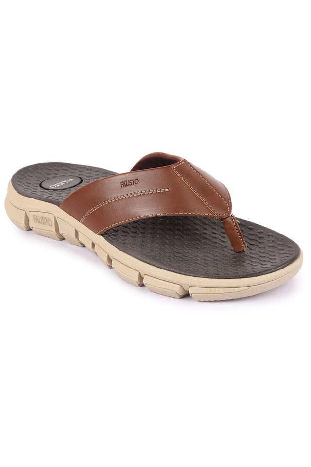 pu-slip-on-men's-casual-wear-slippers---tan