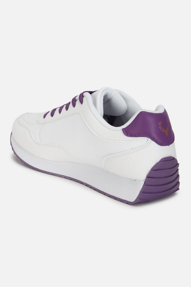 pu lace up womens sneakers