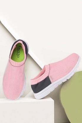 pu slip-on women's sports shoes - multi