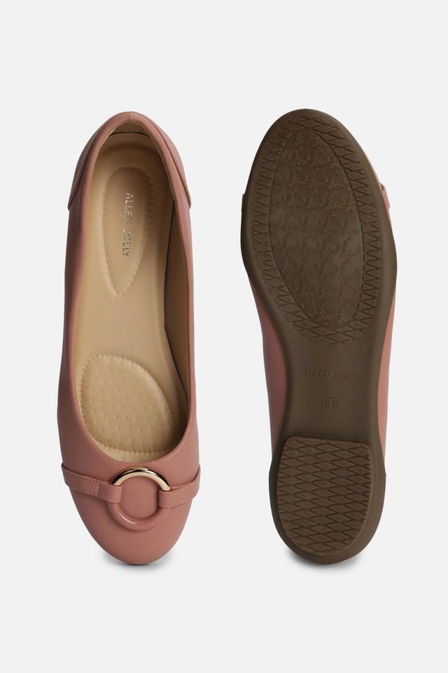 pu slip-on womens casual ballerinas