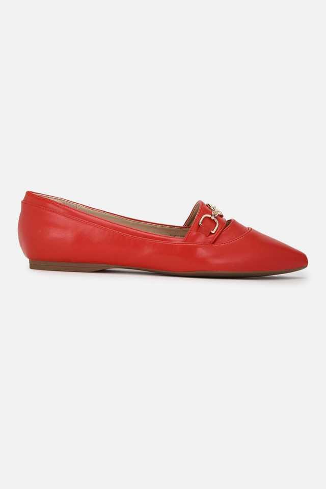 pu slip-on womens casual ballerinas