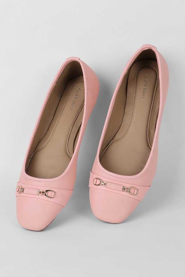 pu slip-on womens casual ballerinas