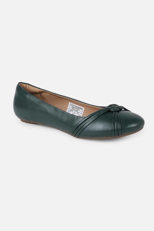 pu slip-on womens casual ballerinas