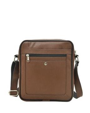 pu solid messenger bag