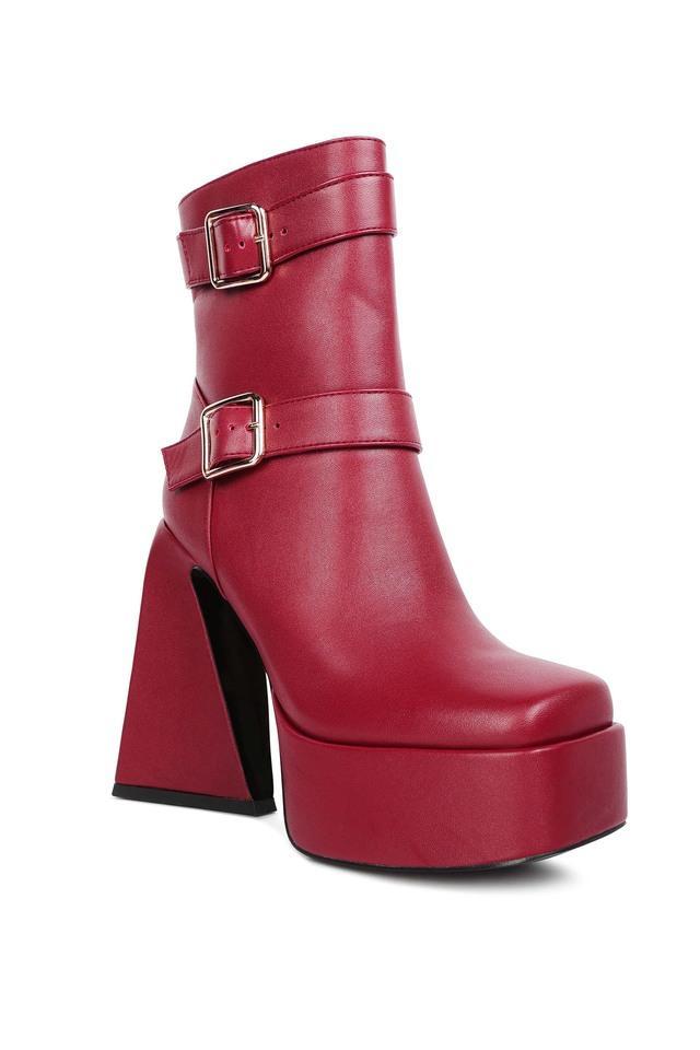 pu zipper womens boots