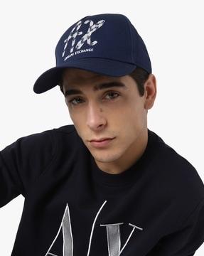 puff logo print baseball cap