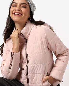 puffer jacket with insert pocket