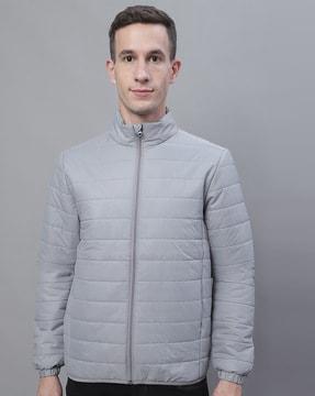 puffer jacket with insert pocket