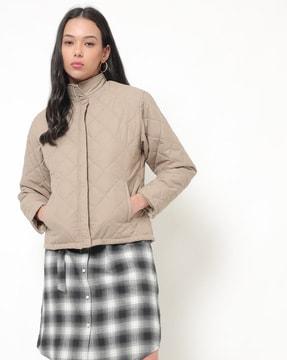 puffer jacket with insert pockets