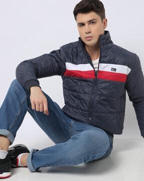 puffer jacket with insert pockets