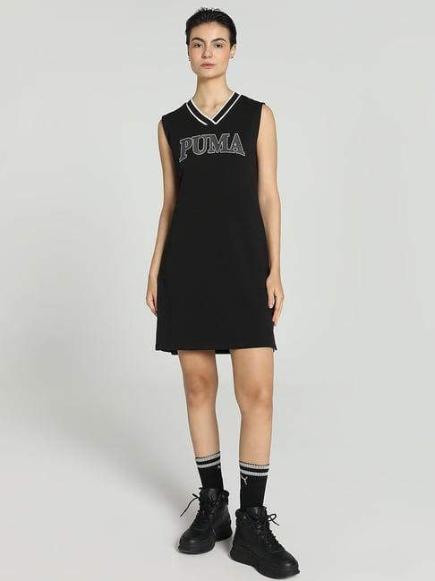 puma black printed shift dress