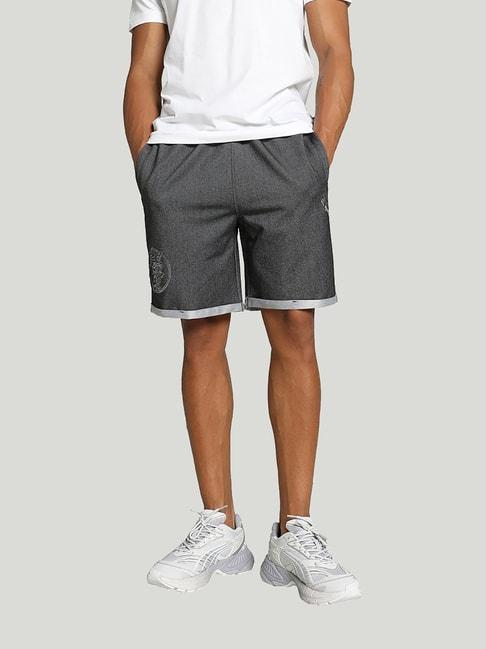 puma-classics-black-relaxed-fit-cotton-7"-shorts
