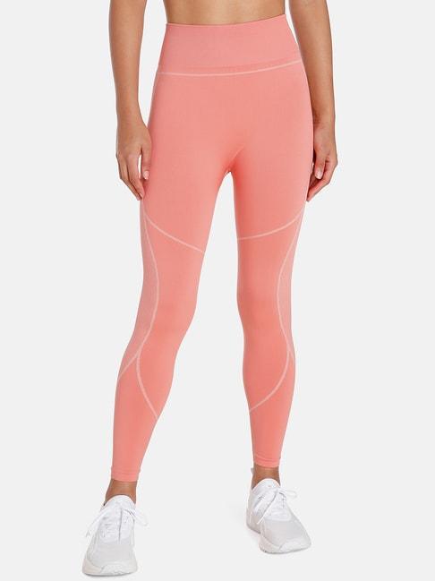 puma formknit seamless pink tights