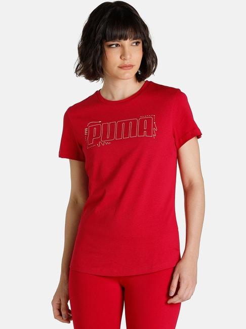 puma graphic regular fit t-shirt