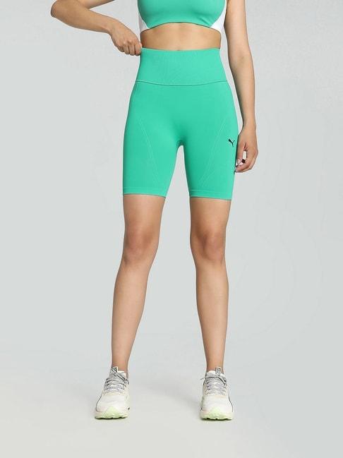puma-green-cycling-shorts