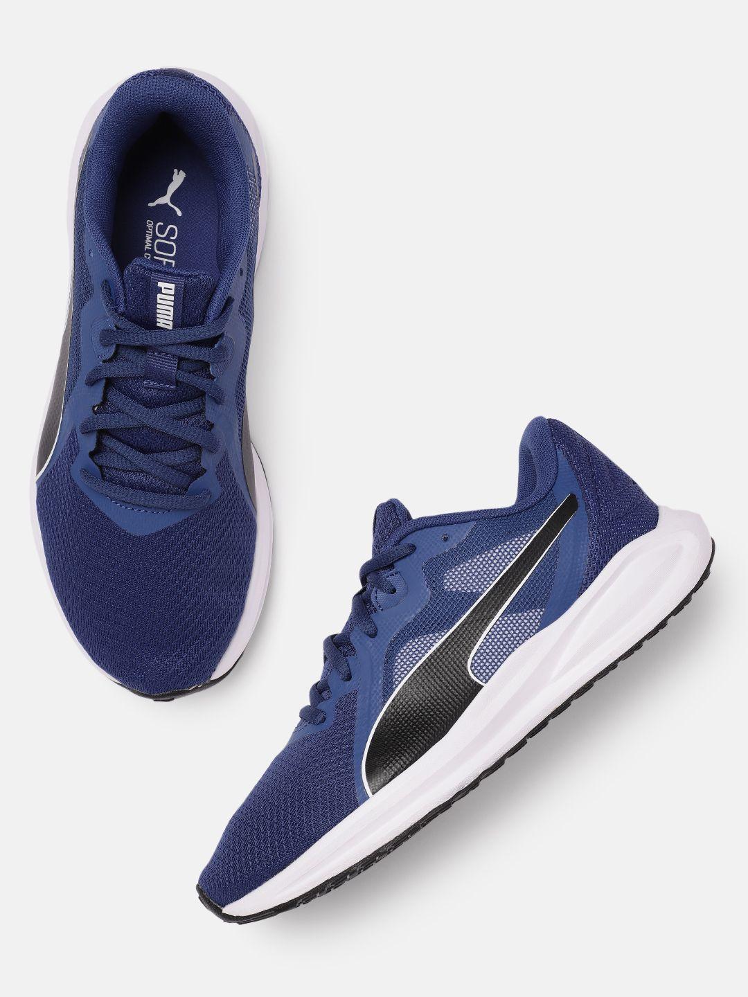 puma kids blue twitch runner shoes