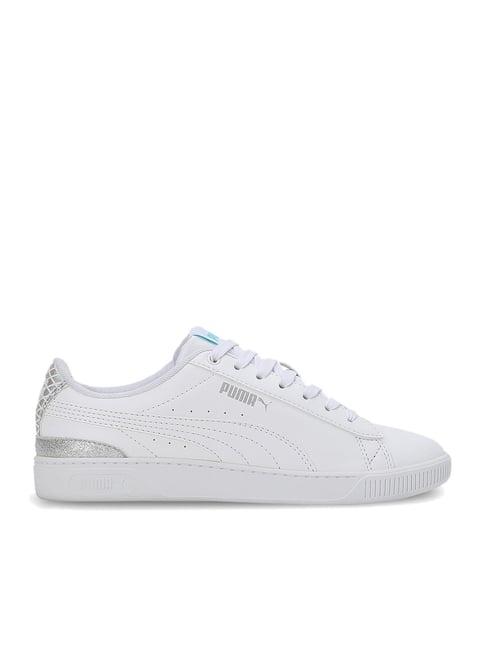 puma kids white casual sneakers