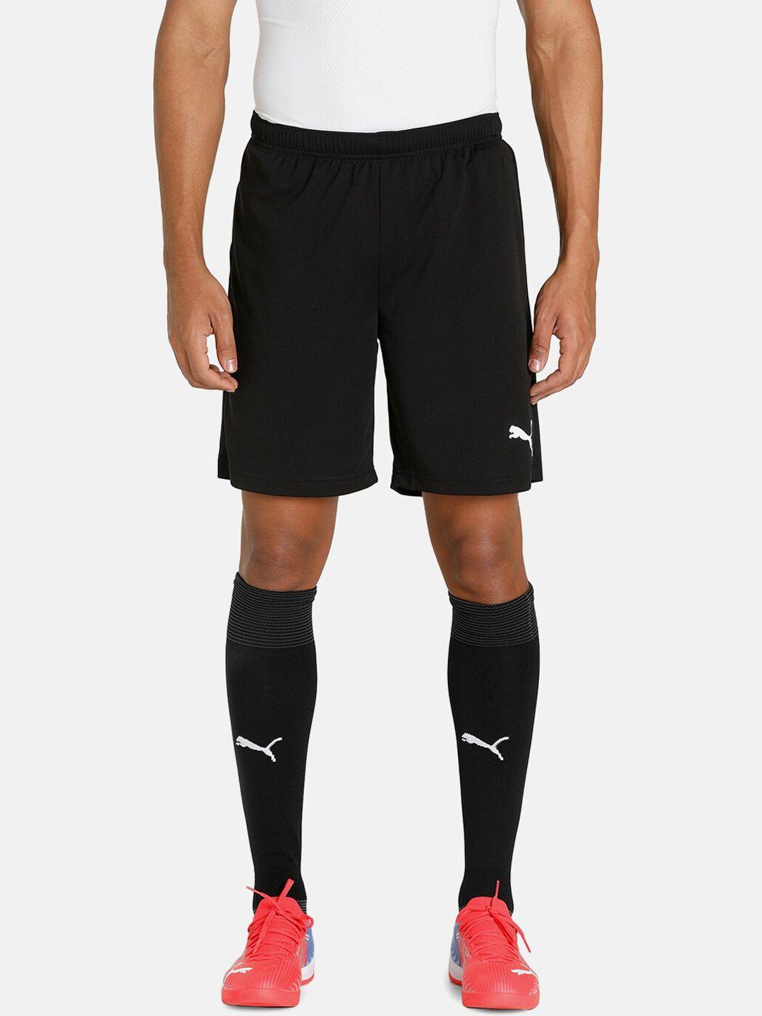 puma men black individualrise football sports shorts