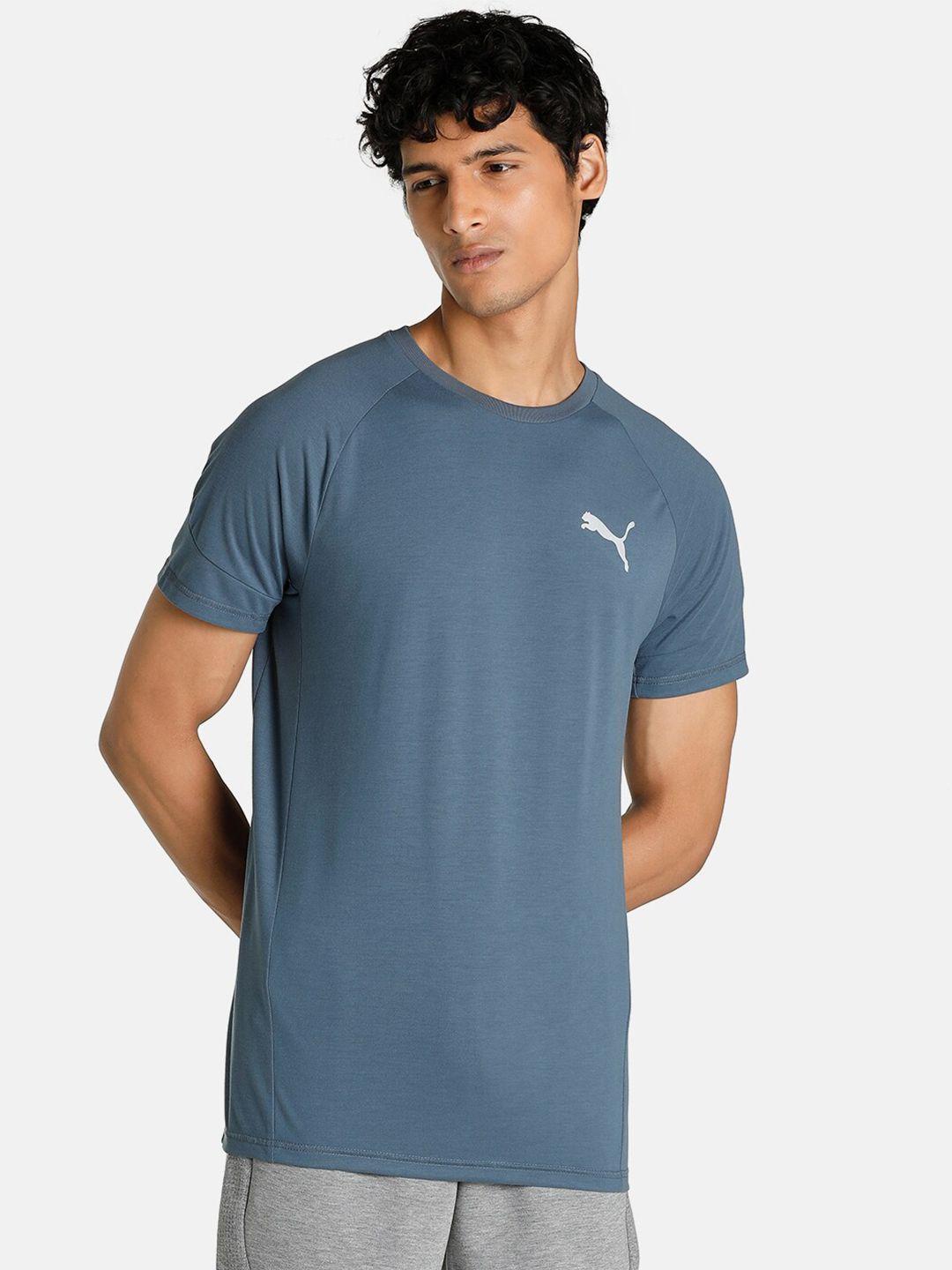 puma men grey evostripe t-shirt