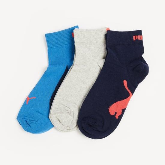 puma men knitted ankle-length socks - pack of 3