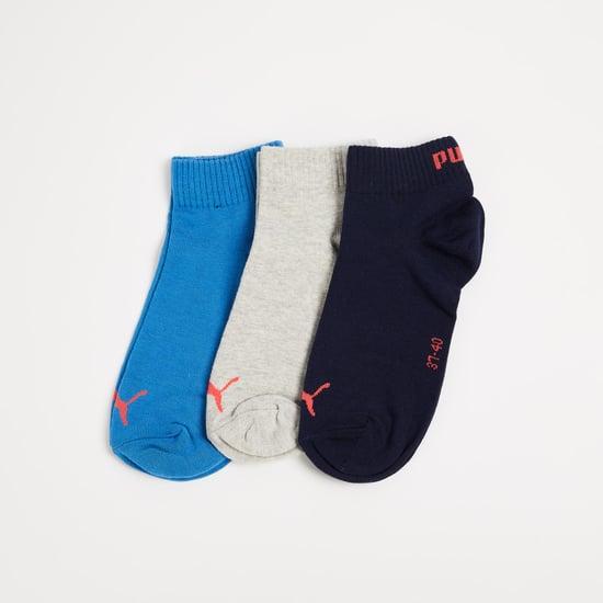 puma men solid ankle-length socks - pack of 3