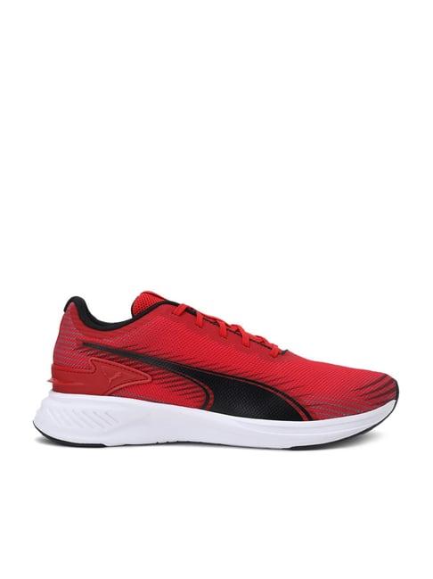 puma men's arriba high risk red running shoes
