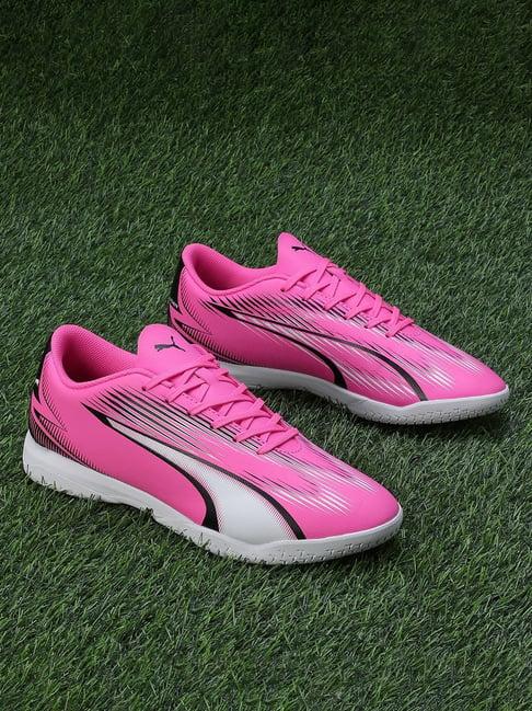 puma men's ultra play it poison pink football shoes