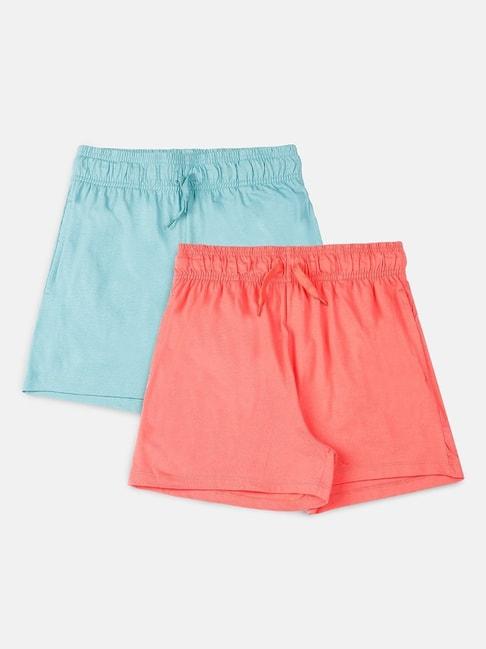 puma-red-&-blue-cotton-regular-fit-shorts-(pack-of-2)