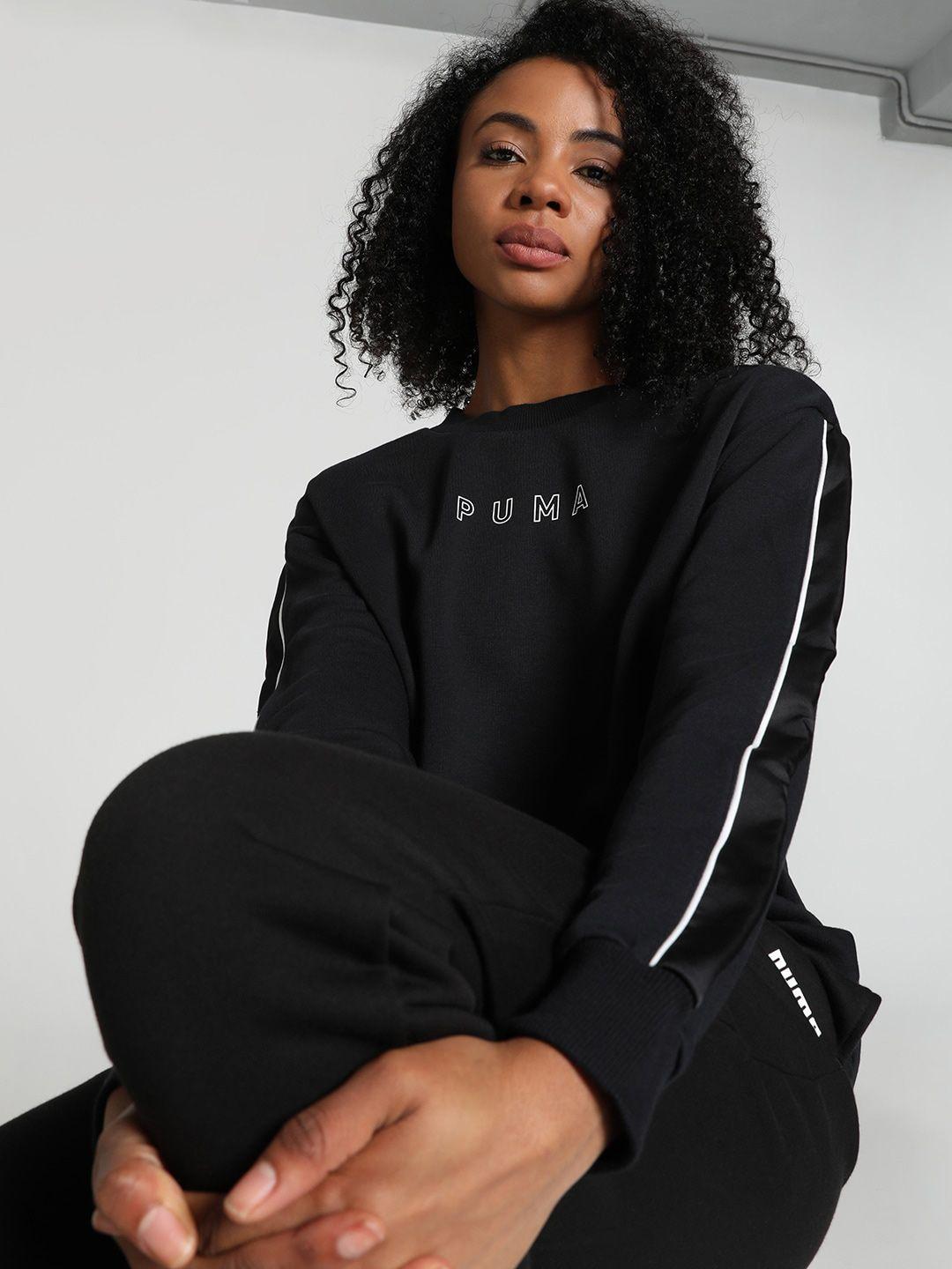 puma style cat high-neck  relaxed fit sweatshirt