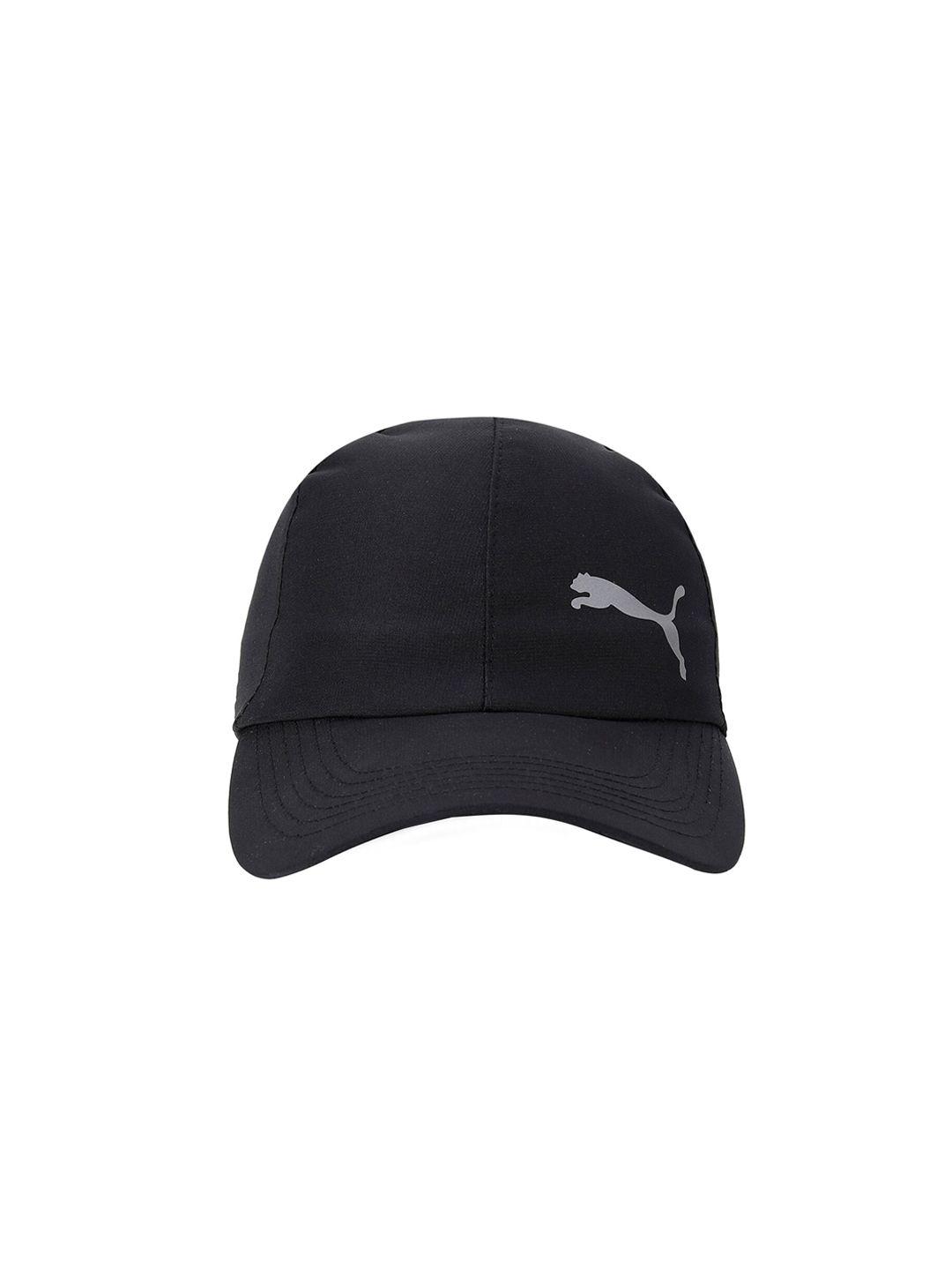 puma unisex black solid baseball cap