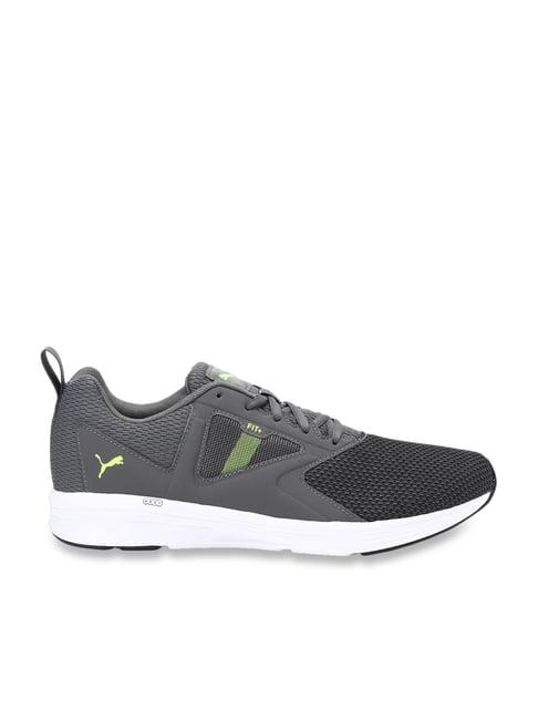 puma unisex nrgy asteroid charcoal grey running shoes