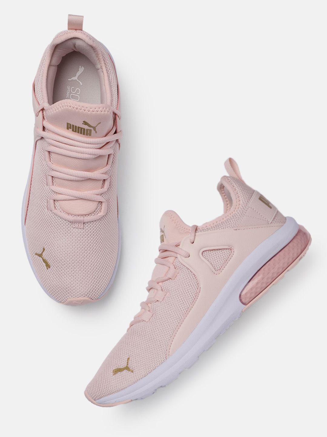 puma unisex pink electron 2.0 softfoam sneakers