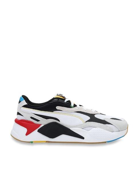 puma unisex rs-x3 unity collection white sneakers