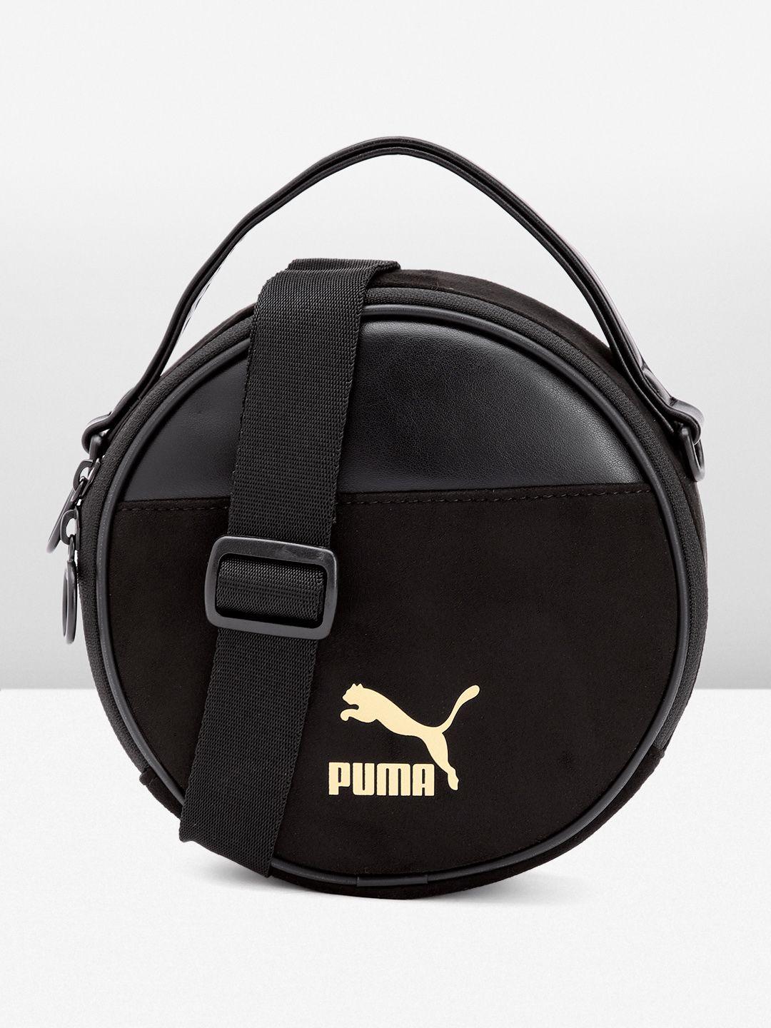 puma women brand logo printed sling bag