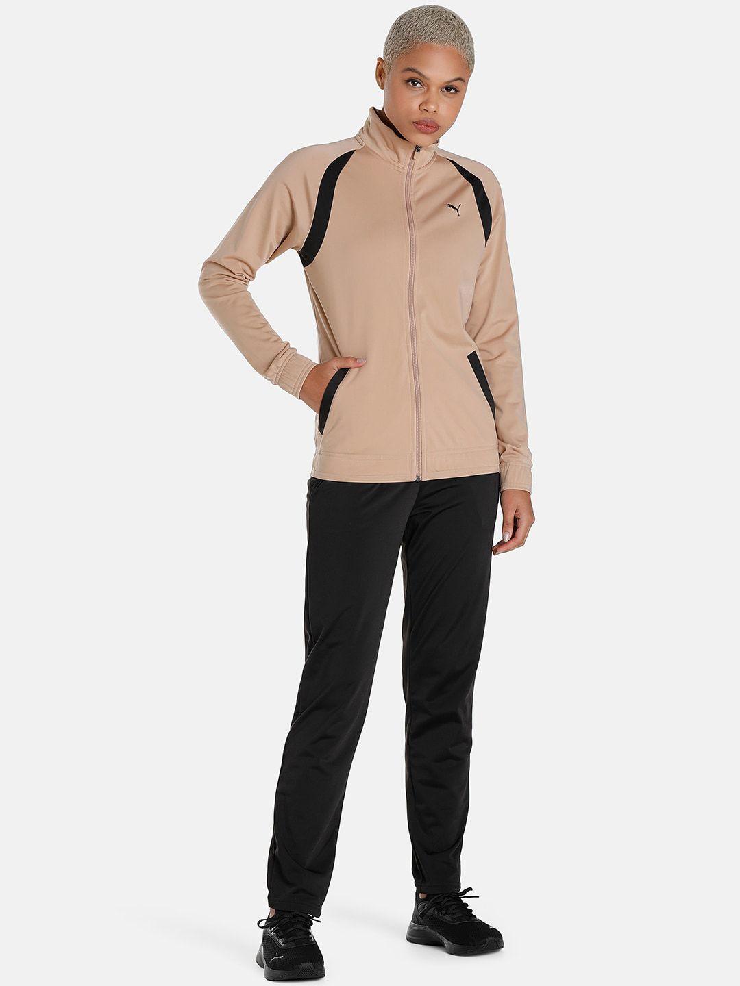 puma women classic tricot relaxed fit tracksuit