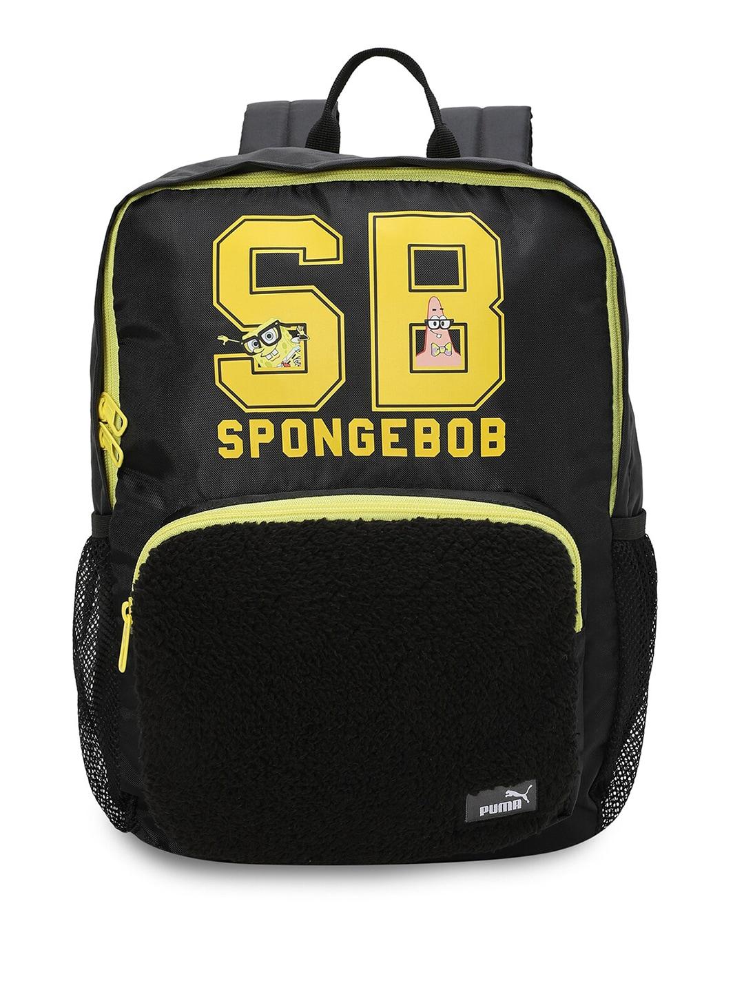 puma x  spongebob squarepants kids printed backpacks