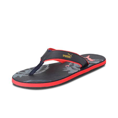 puma x royal challengers bangalore unisex fanwear flip flops