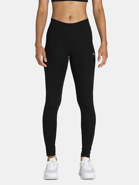 puma  black slim fit tights