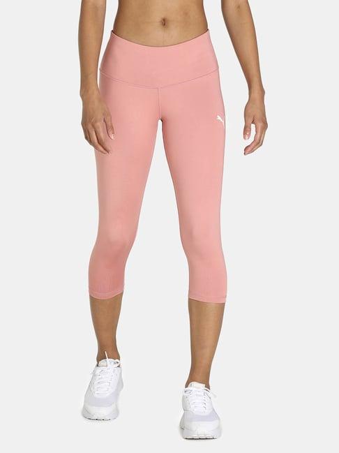 puma  pink regular fit tights