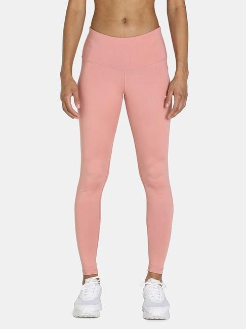 puma  pink regular fit tights