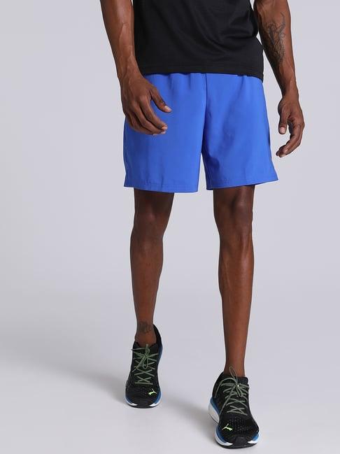 puma 2-in-1 royal blue performance fit sports shorts