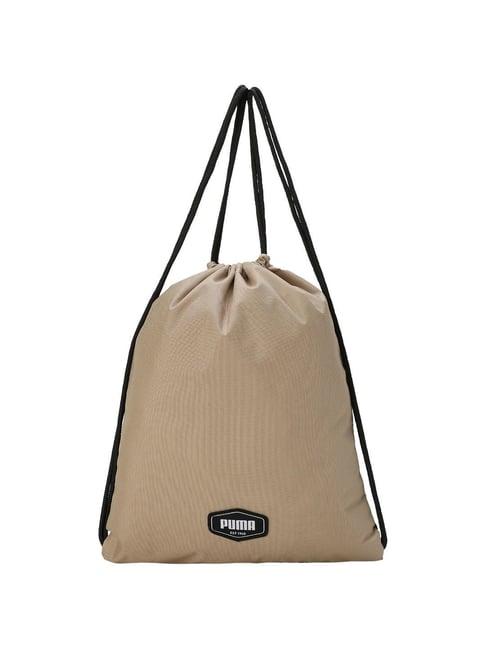 puma beige logo backpack