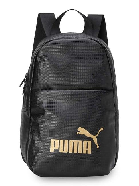 puma black 100% polyurethane backpack