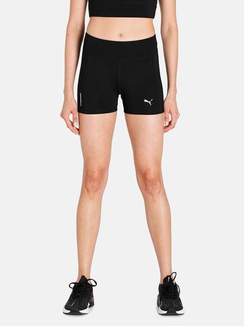 puma black fitted fit shorts