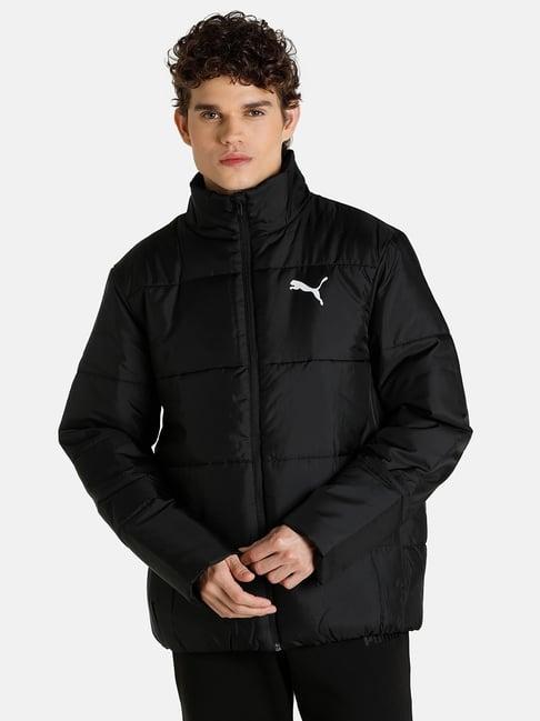 puma black full sleeves high neck jacket