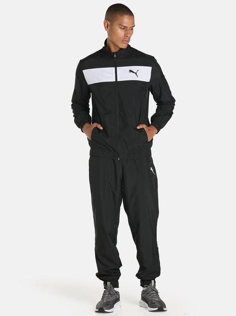 puma black full sleeves tracksuit