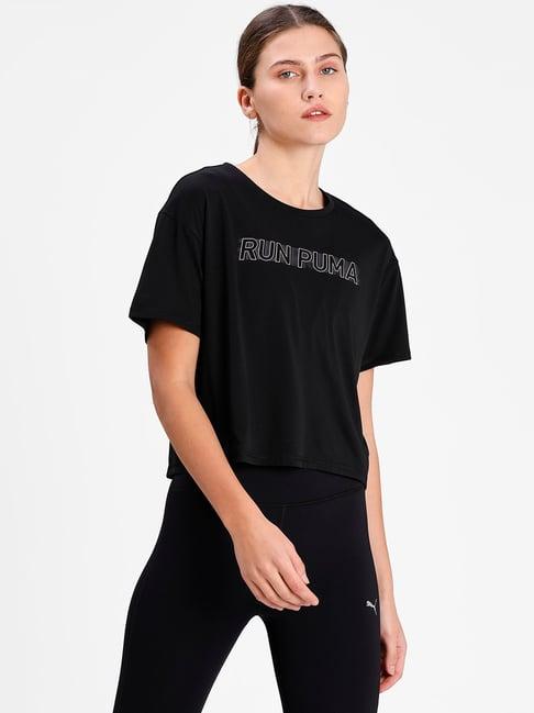 puma black round neck t-shirt